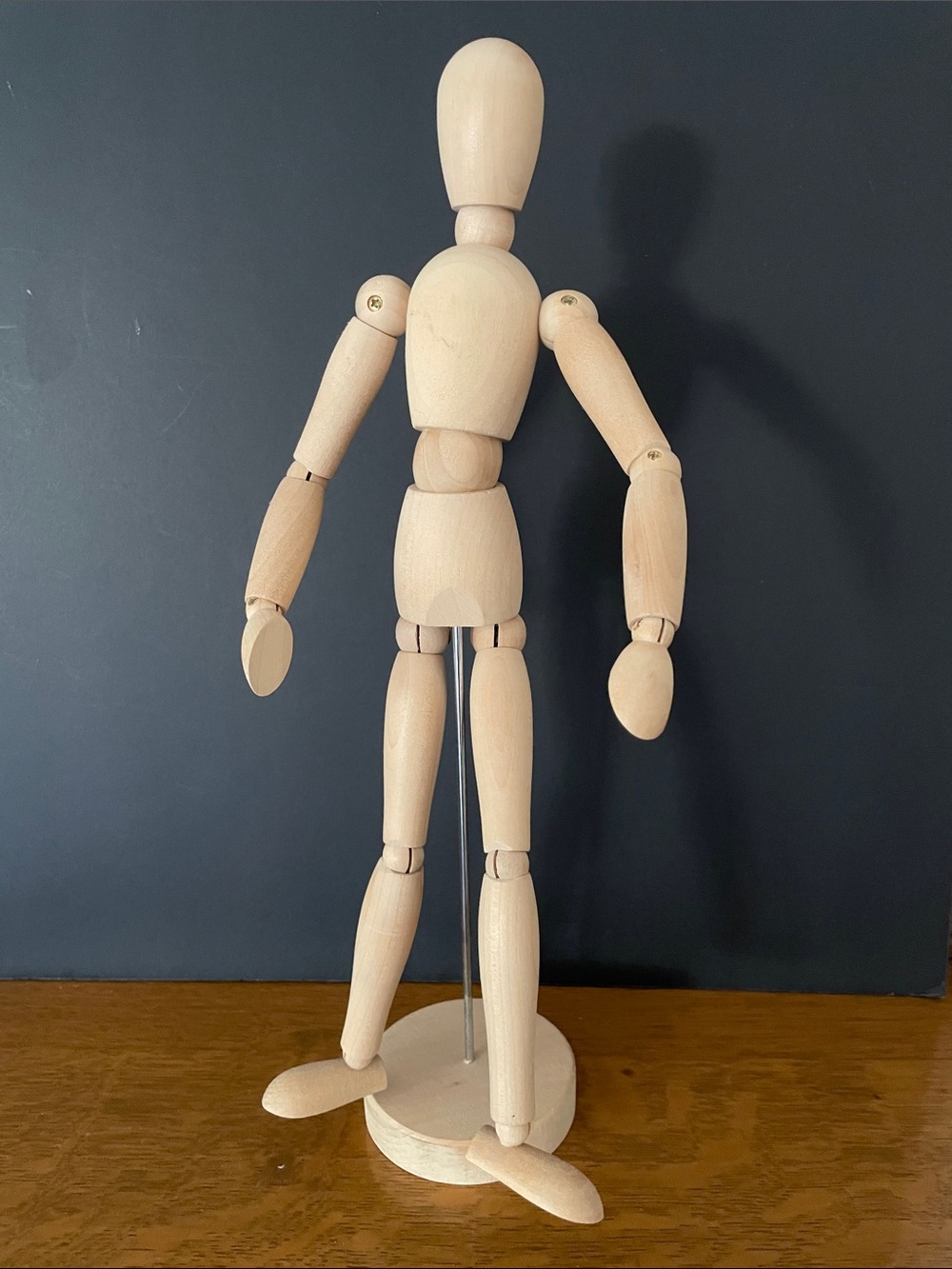 Wooden Artist Mannequin in Natural Wood